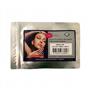 Fio de PDO Liso Agulhado 29G 38x50mm - 2 Blisters c/10un