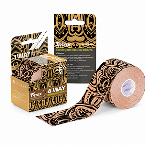 Bandagem Adesiva Dinâmica TMAX 4WAY Tattoo - Kinesio Tape