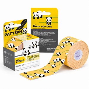 Bandagem adesiva funcional TMAX POP Panda - Kinesio Tape
