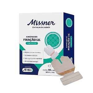 Curativo Fixador de Cateter IV M-TEC 6,5cm x 7cm com 1 Unidade – Missner (