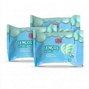3x Super Poderes - Lenço Limpeza Profunda Algodão Doce