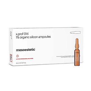 Silício Orgânico X.prof 014 Mesoestetic 1% - 20 Ampolas de 5ml