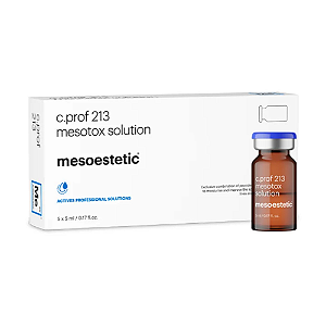 Mesotox Solution c.prof 213 Mesoestetic Peptídeos - 5 Frascos 5ml