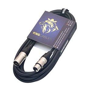 Cabo Para Microfone Balanceado XLR / XLR 10 Metros Mcb-10 Kng Wireconex