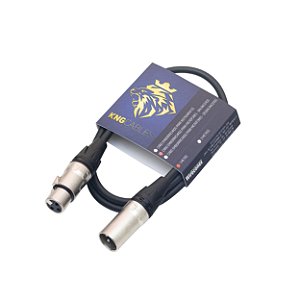 Cabo Para Microfone Balanceado XLR / XLR 1 Metro Mcb-01 Kng Wireconex