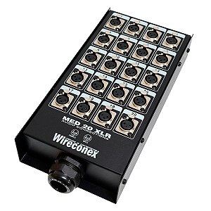 Painel Medusa 20 Vias XLR Com Conectores Wireconex