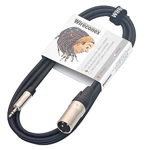 Cabo De Áudio Adaptador P2 / XLR 1,5 Metros Macho Wireconex