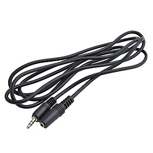 Kit com 10 Cabos P2 Macho Stereo x P2 Fêmea Stereo 5m Storm