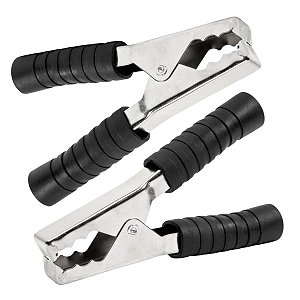 Kit com 2 Garras Jacaré 13,5cm 300A Preta Storm