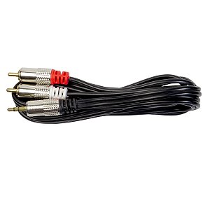 Cabo P2 Stereo 02 RCA Metal 3m Storm