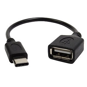 Cabo OTG USB Tipo C Macho para USB Fêmea 15cm Storm