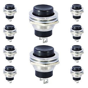 Kit com 10 Chaves D125vac (3A) / 220VAC (1,5A) Storm