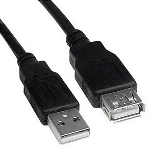 Cabo USB A Macho USB A Fêmea 2.0 1,8m Storm