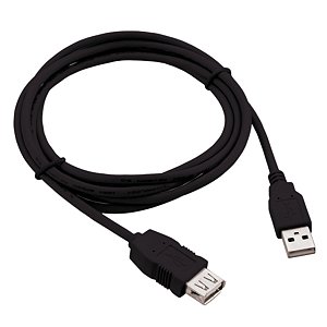 Cabo USB A Macho para USB A Fêmea 2.0 5m Storm