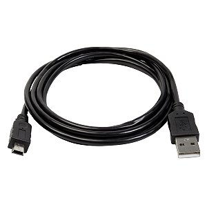 Cabo USB A Macho para Mini USB 5 Pinos 1,8m Storm