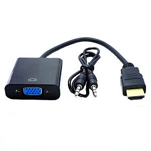 Cabo Conversor HDMI para VGA + Áudio Storm