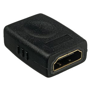 Emenda HDMI Fêmea Fêmea Gold Storm