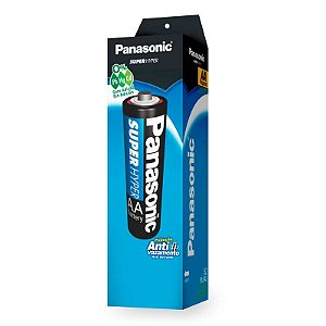 Kit com 52 Pilhas Comuns AA Pequena em Tubo Um-3sh936 Panasonic