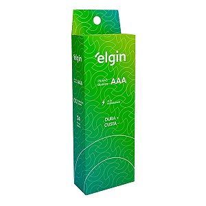Kit com 24 Pilhas Alcalinas AAA Palito Tubo (82348) Elgin