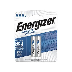 Kit com 2 Pilhas AAA Palito Energizer