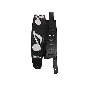 Correia Preto C/Nota Musical Branco NM Basso