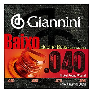 Encordoamento Contra Baixo Leve 0.040 Geebrl/4 Giannini