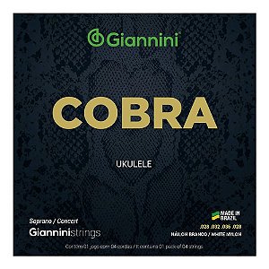 Encordoamento Para Ukulele Nylon Branco Geuksc Giannini
