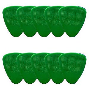 Kit com 10 Palhetas Grl At-r16110 S.t.d 0,94 Mm (verde Esc) R21014 Bori