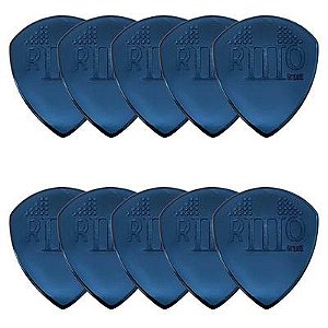Kit com 10 Palhetas Grl At-r16145 Rio Iii (preto) R21031 Bori