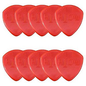 Kit com 10 Palhetas Grl At-r16146 Rio Xxl (vermelho) R21028 Bori