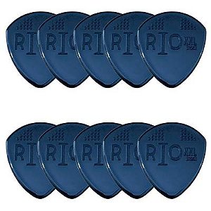 Kit com 10 Palhetas Grl At-r16147 Rio Xxl (preto) R21032 Bori