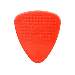 Kit com 10 Palhetas Grl S.t.d 0,67 Mm (vermelho) R23-012 Bori