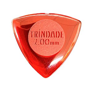 Kit com 10 Palhetas Grl Trindade 2,00 Mm (vermelho) R24-041 Bori