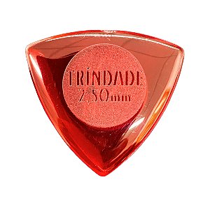 Kit com 10 Palhetas Grl Trindade 2,50 Mm (vermelho) R24-042 Bori