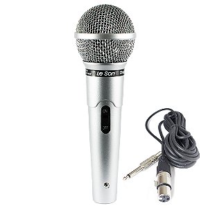 Microfone Prata Mc200 Leson