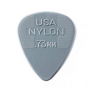 Kit com 6 Palhetas Nylon Standard 0,73mm Cinza (1981) 44r.73 Dunlop