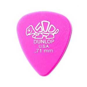 Kit com 6 Palhetas Delrin 500 0,71mm (1802) 41r.71 Dunlop