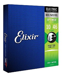 Corda  Para Guitarra .010 10-46 Light Optiweb Elixir