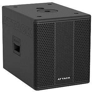 Subwoofer Versa Red - Caixa Ativa / Amplificada 10 Polegadas Vss110a Attack