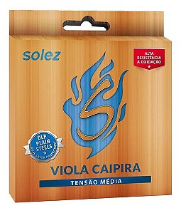 Encordoamento Para Viola Niquel Tensão Media Slvc Tm Solez
