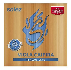 Encordoamento Para Viola Niquel Tensão Leve Slvc Tl Solez