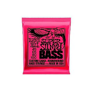 Encordoamento P/baixo 4 Cordas Super Slinky Niquel 045"-100" P02834 Ernie Ball