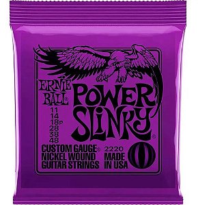 Corda Guitarra 011-048Power Slink Niquel P02220 Ernie Ball
