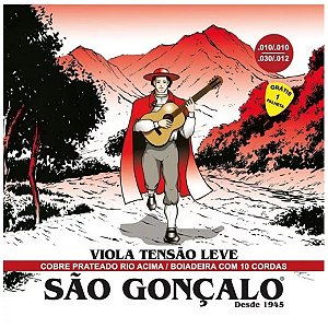 Corda Viola Cebolão Em Mi Cobre Leve 10-10 30-12 São Gonçalo
