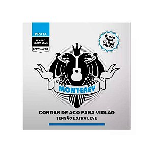 Encordoamento Violao Aco Prata Extra-leve Emva10 El Monterey