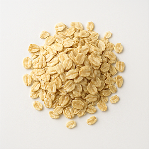 Aveia em flocos grossa.