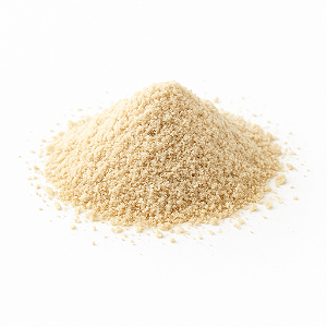 Farinha de arroz integral.