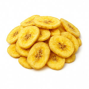 Banana Chips com sal.