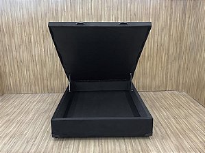 Baú casal tecido veludo linha premium