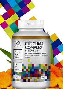 CURCUMA COMPLEX AKMOS+ VITAMINA C ANTI INFLAMATORIO NATURAL